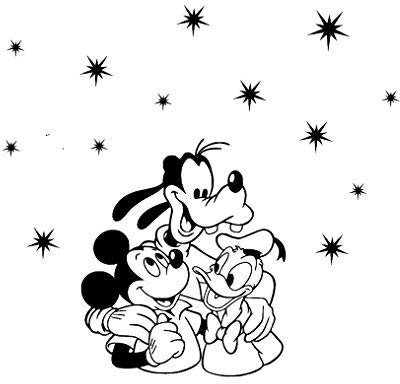 Mickey Mouse Donald Duck Goofy Disney Wandaufkleber Wandgemälde Art Deco Wohnkultur Wandkunst Dekoration Abziehbilder Babyzimmer