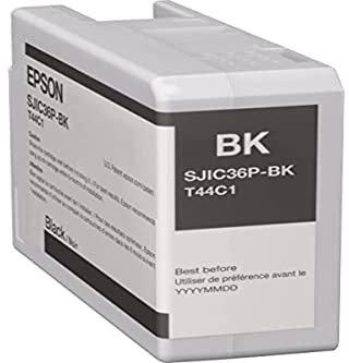 Epson Ink Cartridge C6000 Series BLK, C13T44C140, One Size