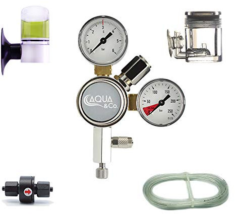 OCOPRO CO2-Anlage Aquarium OHNE Flasche DLX-350 und Dauertest/Langzeittest