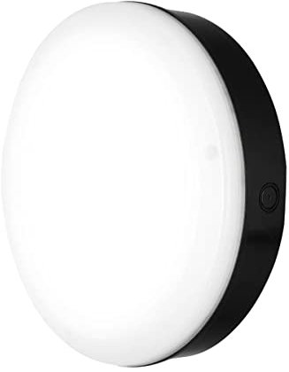 LEDVANCE Wand- und Deckenleuchte LED: für Decke/Wand, SURFACE BULKHEAD 300 SENSOR, 15 W, 220…240 V, Ausstrahlungswinkel: 120, Cool White, 4000 K, Gehäusematerial: Polycarbonat (PC), IP65, 1-er-Pack