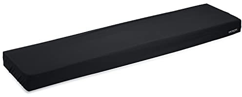 AKOZLIN Tastaturabdeckung für 88-Tasten-Keyboard, Schwar 88 Tastatur Klavierabdeckung Elektronische Klavier Abdeckung Klaviertastatur Staubschutz Tastatur Staubdicht (120-165×39×12-17CM)