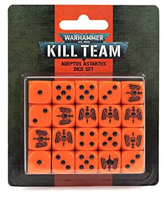 Games Workshop Warhammer 99220101025 Kill Team Adeptus Astartes Würfel-Set, 40 K, Schwarz