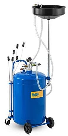 MSW MSW-ODE-68 Récupérateur D'Huile De Vidange Vidangeur Aspirateur par Aspiration (68 l, 0-3 Bar, 3 l/Min)
