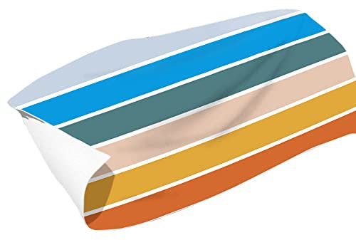 PAEOYC Strandtuch Schnelltrocknend Sandabweisendes Handtuch für Kinder Jungen Damen Mädchen Sandfreie Ananas Streifen Ultra Leicht Fitness Reisen Sport Badehandtuch Saugfähig(mehrfarbig4,80x160cm)