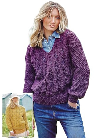 Stylecraft 9947 Adult Chunky Sweater Knitting Pattern Multicolor