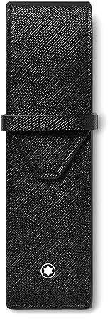 Montblanc MB Sartorial Federmäppchen, 2-teilig, für Erwachsene, Unisex, Schwarz (Schwarz), Einheitsgröße
