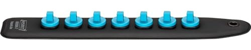 HAZET - SmartRail 1/4, leer, 850SR-7 I Kunststoff-Steckleiste Halterung für 7x 1/4 Vierkantaufnahmen I magnetisch, einfach, rutschfest I Antrieb: Vierkant 6,3 mm (1/4 Zoll)