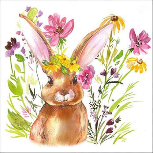 Serviette Girl Bunny, 20 Stück