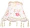 TOPBATHY Lampenschirm Im Vintage-stil Im Europäischen Stil Mit Stoffbezug Quasten-perlen- Für Wohnzimmer