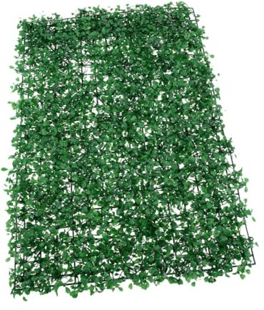 Sosoport 2st Rasen Wanddekoration Aus Gras Blätter Draussen Zaun Im Freien Panel Bereich Teppich Gefälschte Wandpflanze Blumen Wandpaneel Grüner Outdoor-Teppich Plastik Künstlich Ballon