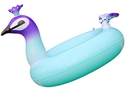 UPKOCH 1stück Aufblasbarer PVC Schwimmring Für Erwachsene Und Junge Mädchen Für Strandpartys Und Schwimmbadspaß Buntes Design Einfach Aufzublasen Tragbar Und Langlebig