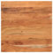 vidaXL Tischplatte, Holzplatte Quadratisch, Massivholzplatte für Bartisch Beistelltisch Esstisch, Ersatztischplatte, 70x70x2,5cm Akazienholz