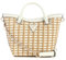 GUESS Atalia Mini Tote, Natural/White