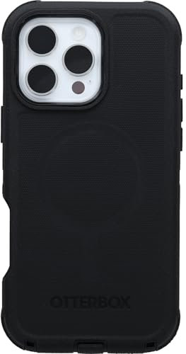 OtterBox Defender Series MagSafe Case for iPhone 16 Pro Max, Shockproof, Drop Proof, Ultra-Rugged, Protective Case, 7x Tested to Military Standard, Black, Non-Retail Packaging