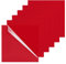 UNICRAFTALE 6pcs feuille Acrylique Rouge 20cm Panneau Acrylique Carré Feuille Plastique avec Papier de Protection Feuille Coulée Opaque Feuilles D'Affichage Carrées Panneau pour Découpe Laser