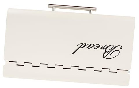 WATIIFUFU Brotkasten luftdichter Brothalter Brotkastendeckel aus Metall Desktop-Brotkasten für Küchenbedarf