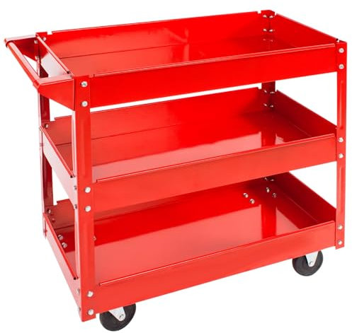 2/3 Etagen Werkstattwagen Werkzeugwagen Rollwagen Montagewagen Wagen Werkstatt (3-Etagen | 400880)