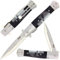 Golan Punisher Stiletto Taschenmesser - Klappmesser im Stiletto-Style - Einhandmesser mit Flipper und Liner-Lock