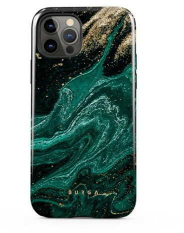 BURGA Handyhülle für iPhone 12 Pro Max – Unisex Hybrid-Schutzhülle mit stoßdämpfendem TPU & kratzfester Außenschale, erhöhter Displayrand, MagSafe-kompatibel, kabelloses Laden, stylisches Design | Stoßfestes TPU, robuste Außenoberfläche, kratzfeste Oberfläche, erhöhter Rand für Bildschirmschutz, Unisex