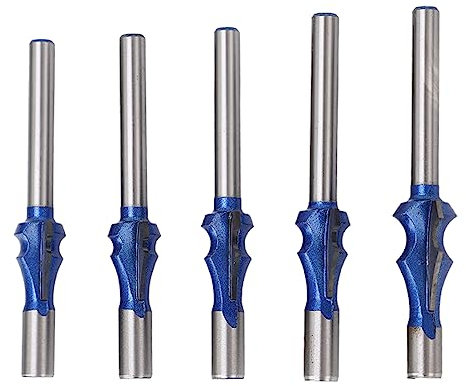 1/4 Shank Architectural Router Bit Set, Tungsten Steel Milling cutting machine for Woodworking, Incisive Flush Router Bit for MDF, Particle Board, and Compact Panels,