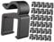 Sosoport 40Pcs Cable Clip for Mic Stand Arm Plastic Cable Holder for Phone Microphone Wires Clip for Stage Studio Classroom and Home Use
