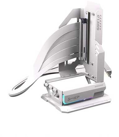 EZDIY-FAB Shield ARGB aufrechte GPU-Halterung, PCIe 5.0 Riser-Kabel, 600 mm