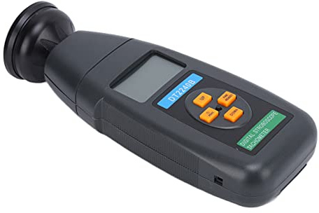 Haofy Digitaler Stroboskop-Tachometer mit Hoher Genauigkeit Zur Geschwindigkeitsmessung und Fehlererkennung, Kann für die Allgemeine Industrielle Wartung Verwendet werden. Helles LCD-Display für die