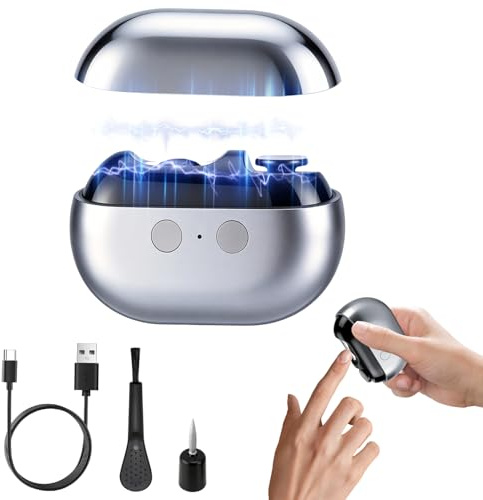 Coupe Ongles électrique 2en1, Lime a Ongle Electrique avec lumière LED, 2 Vitesses, Lime à ongles électrique pour Bébé, Enfants, Adultes, Personnes âgées (gery)