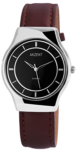 Akzent Armbanduhr Analog Quarz Braun SS7221000062
