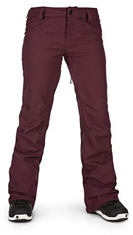Volcom Damen Species Stretch Schneehose, Merlot, X-Small