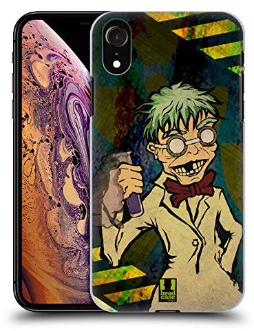 Head Case Designs Batteri Scienziati Pazzi Custodia Cover Dura per Parte Posteriore Compatibile con Apple iPhone XR