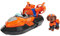 Paw Patrol, Zuma s Deluxe Movie Transforming Toy Car with Collectible Action Figure, Kids Toys for Ages 3 and up