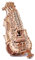 Wood Trick Lyra da Vinci 3D-Holzpuzzle für Erwachsene und Kinder - Hurdy Gurdy Kit Musikinstrument - Holzmodell-Kit