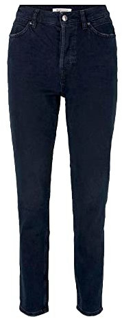 TOM TAILOR Denim Damen Mom Fit Jeans 1029167, 10173 - Dark Stone Blue Black Denim, 27