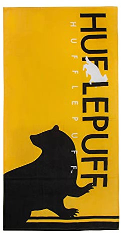 Cinereplicas Harry Potter - Strandtuch Hufflepuff - Offizielle Lizenz