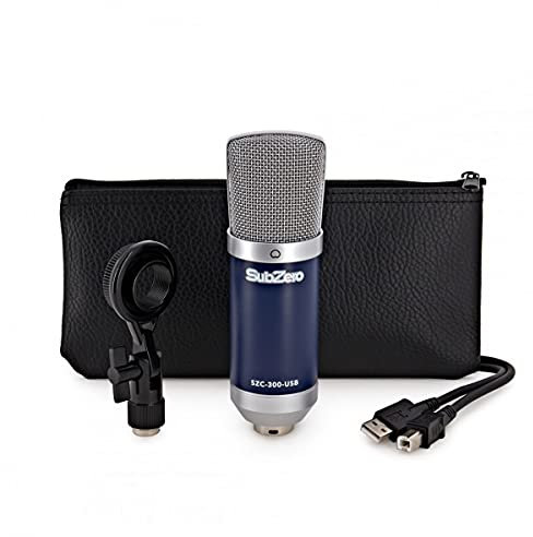 SUBZERO USB Studio Condenser Microphone SZC-300-USB – Plug & Play