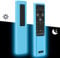 Silicone Protective Case for Samsung Smart TV Solar Cell Remote Control 2021,for Samsung BN59-01357 BN59-01363 Remote Replacement Shockproof Battery Back Covers Skin Holder Sleeve-Glowblue