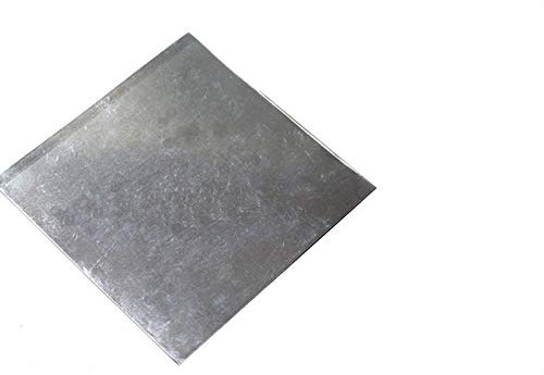 1pc 99,9% Puro Placa de Zinc de Alta pureza de Zinc Zn Hoja Placa 100mmx100mmx0.2mm for la Ciencia Accesorios Lab