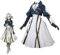 Violettes Evergarden-Cosplay-Kostüm, Anime-Lolita-Kleid, Outfits, komplettes Set, Halloween-Party-Kostüm für Damen, Set a (ohne Perücke), L