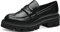 MARCO TOZZI Damen Loafer mit Plateau Klassisch, Schwarz (BBrush), 39