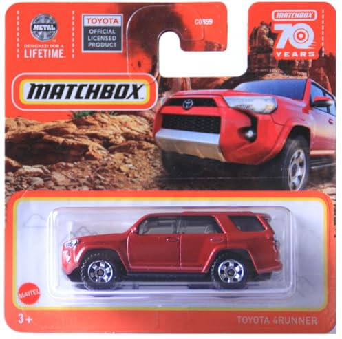 Matchbox 2018 Toyota 4Runner Metalflake Red rot Serie 2023