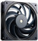 Cooler Master Mobius 120 OC Gehäuselüfter – Ringblatt-Design (PWM), Lüftergeschwindigkeitsschalter, Anti-Vibrationsdämpfer, zwei Kugellager, Metallmotornabe (max. 88,1 CFM, 4,75 mmH2O, 39,3 dBA)