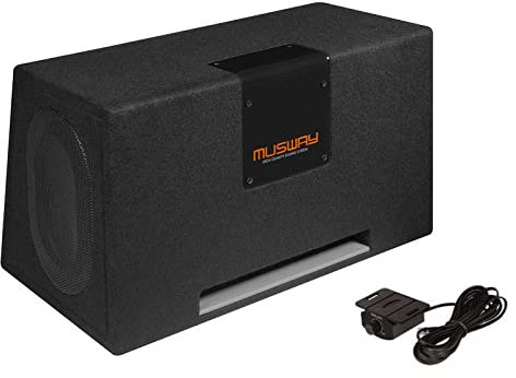Musway MT269A - Subwoofer attivo 15 x 23 cm, 400 Watt (RMS: 200 Watt)