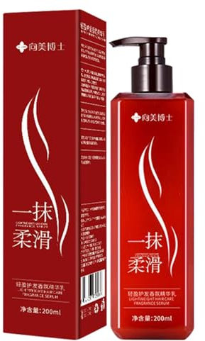 Leave-in-Haarspülung - Haarkonditionierender Duftbalsam | 200 ml waschfreie Haarglättungslotion, Haarpflegebalsam, glättende, leicht duftende, glatte Creme für kräftige Seide