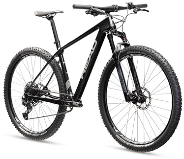 HEAD Unisex - Adult Trenton 2.0 Mountain Bike, Black Metallic/Grey