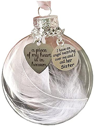2023 3333 Weihnachtskugeln Weihnachtsdeko 1PC Weihnachtsherz My Shape A In Heave Ornaments Memorial Heart Piece is Ornament of – Home Decor Hängesessel Weihnachtsbaumschmuck Hängender (B, One Size)