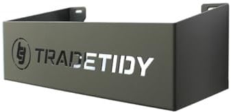 Tradetidy Grey Storage Tray Holder 330mm – Heavy Duty Steel Rack for Tool Trays & Parts Bins | Wall Mounted Organiser for Vans, Garages & Workshops | Made in UK