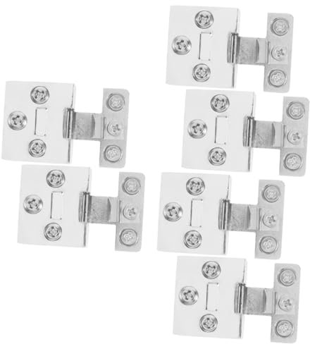 BESTonZON 6stücke Glas Türscharniere Aus Ersatzscharniere Für Glas Und Vitrinentüren Installieren Für Badezimmer Bars Und Büros