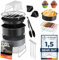 UNBOX Accessori Friggitrice ad Aria, 16 Pezzi - Accessori Airfryer Tonda XL per COSORI 4,7L, Tefal 4,2L - Con Teglia in Silicone e eBook di Ricette