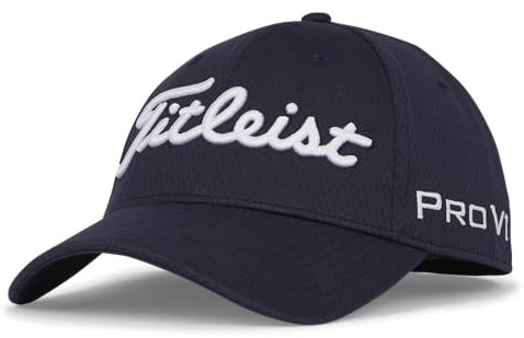 Titleist Tour Elite Golf Cap, Navy/White, Adjustable